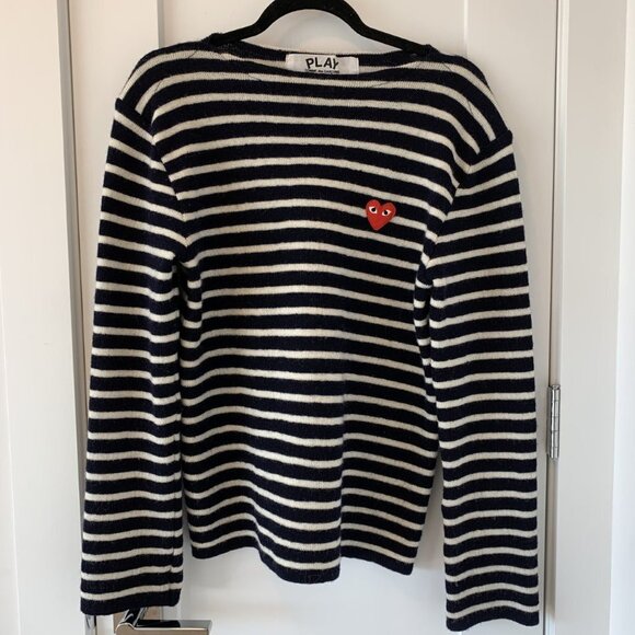 CDG Comme Des Garcons PLAY Wool Sweater M - Picture 1 of 4